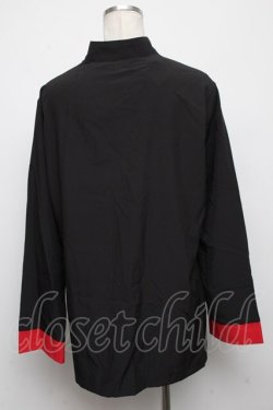 画像2: NieR Clothing / チャイナボタンシャツ  黒 S-24-10-22-044-PU-BL-HR-ZT407