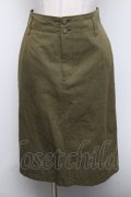 Franche Lippee / バックティアードデニムスカート  カーキ S-24-10-24-067-LO-SK-HR-ZT224