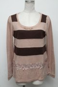 axes femme /  ニットトップス   S-24-10-26-013-AX-BL-HR-ZI