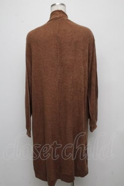 画像2: axes femme / カーデｘレースインナープルオーバー  ブラウン S-24-10-26-021-AX-TO-HR-ZT178