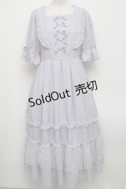 画像1: axes femme kawaii / プチリボンワンピース  ラベンダー S-24-11-03-064-AX-OP-AS-OS