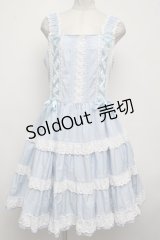BABY,THE STARS SHINE BRIGHT / ミルフィーユジャンパースカート（2010年）  サックス S-24-11-03-069-BA-OP-AS-ZS