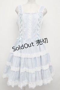 BABY,THE STARS SHINE BRIGHT / ミルフィーユジャンパースカート（2010年）  サックス S-24-11-03-069-BA-OP-AS-ZS