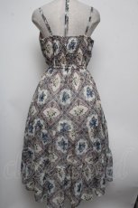 画像2: 【SALE】axes femme / ジャスミンタイル柄キャミワンピース  ピンク S-24-11-03-071-AX-OP-AS-ZT449 (2)