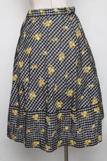 画像2: 【SALE】Lois CRAYON / ギンガムチュール重ねスカート  黒 S-24-11-06-086-LO-SK-AS-ZT209 (2)