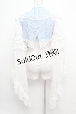 画像2: Ozz oneste / 着物袖ボレロ  サックス S-24-11-06-1009-OO-TO-AS-ZS