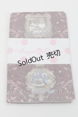 画像1: Angelic Pretty / Wonder Galleryタイツ  ワイン S-24-11-09-007-AP-ZA-AS-ZS