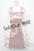 metamorphose / 春告げ鳥の恋うらら前プリーツジャンパースカート  エンジ S-24-11-09-056-ME-OP-AS-ZS