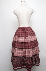 画像2: PINK HOUSE / オリジナルチェック×ローンフリルスカート  赤 S-24-11-11-078-LO-SK-AS-ZI (2)