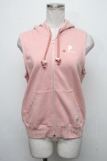 画像1: 【SALE】PINK HOUSE / ノースリーブパーカー  ピンク S-24-11-11-026-LO-TO-AS-ZT236 (1)