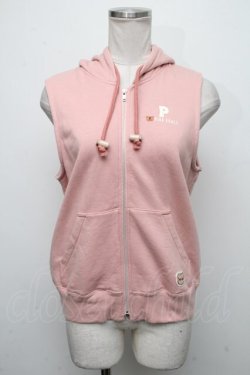 画像1: PINK HOUSE / ノースリーブパーカー  ピンク S-24-11-11-026-LO-TO-AS-ZT236