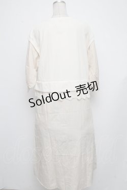 画像2: axes femme / ドッキングシャツワンピース  ベージュ S-24-11-13-062-AX-OP-HR-ZT178