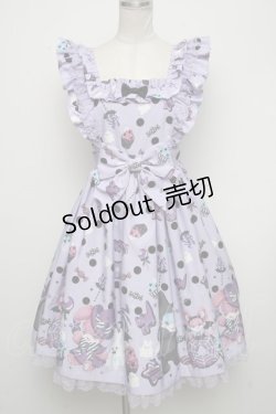 画像1: Angelic Pretty / Happy Treat Partyジャンパースカート  ラベンダー S-24-11-13-072-AP-OP-AS-ZS