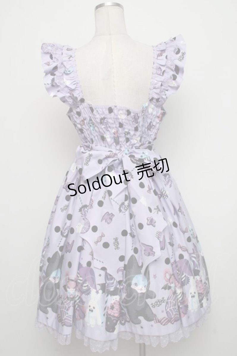 画像2: Angelic Pretty / Happy Treat Partyジャンパースカート  ラベンダー S-24-11-13-072-AP-OP-AS-ZS (2)