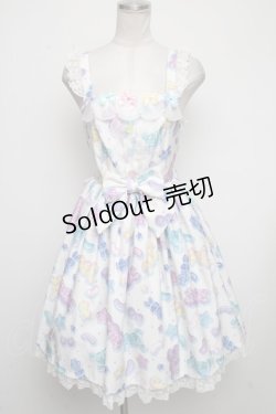 画像1: Angelic Pretty / Jelly Candy ToysジャンパースカートSet  白 S-24-11-13-074-AP-OP-AS-ZS