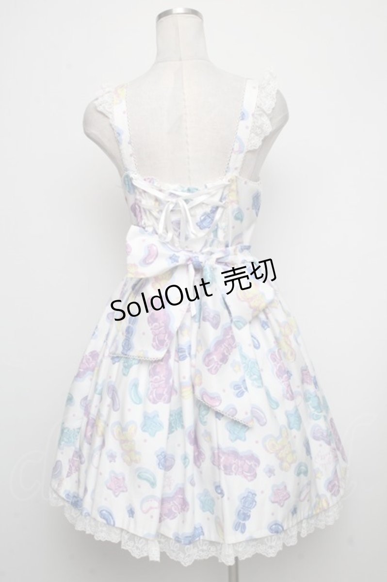 画像2: Angelic Pretty / Jelly Candy ToysジャンパースカートSet  白 S-24-11-13-074-AP-OP-AS-ZS (2)