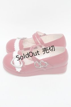画像2: BABY,THE STARS SHINE BRIGHT / ハートバックルシューズ  赤 S-24-11-14-001-BA-SH-HR-ZS