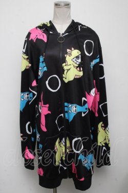 画像1: NieR Clothing / 転写パーカー  黒 S-24-11-14-025-PU-TO-AS-ZT235
