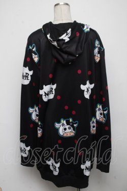 画像2: NieR Clothing / 転写パーカー  黒 S-24-11-14-026-PU-TO-AS-ZT236