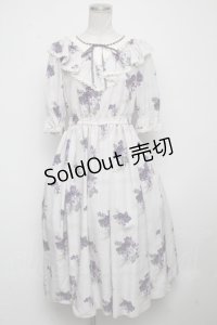 Melody BasKet / Violet laceヨーク切替ワンピース M オフ S-24-11-14-037-LO-OP-AS-ZS