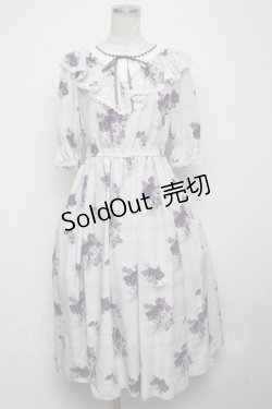 画像1: Melody BasKet / Violet laceヨーク切替ワンピース M オフ S-24-11-14-037-LO-OP-AS-ZS