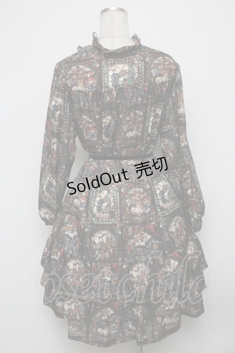 画像2: Jane Marple / Color in talesフィラッフィードレス  黒 S-24-11-14-042-JM-OP-AS-ZS (2)