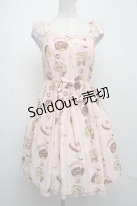 Angelic Pretty / Melty Creamドーナツジャンパースカート  ピンク S-24-11-17-062-AP-OP-HR-ZS