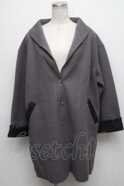画像1: axes femme / COATコーディガン  グレー S-24-11-18-039-AX-CO-AS-ZT-C024
