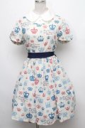 Jane Marple / Royal Crownスクエアドレス  アイボリー S-24-11-20-058-JM-PA-HR-ZT356