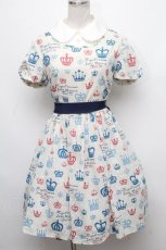 画像1: Jane Marple / Royal Crownスクエアドレス  アイボリー S-24-11-20-058-JM-PA-HR-ZT356 (1)