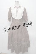 m petit by misako / ナシジムジキリカエワンピース  ブラウン S-24-11-23-082-LO-OP-AS-ZS