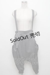 Qutie Frash / サロペットサルエルパンツ   S-24-11-23-094-QU-PA-AS-ZI