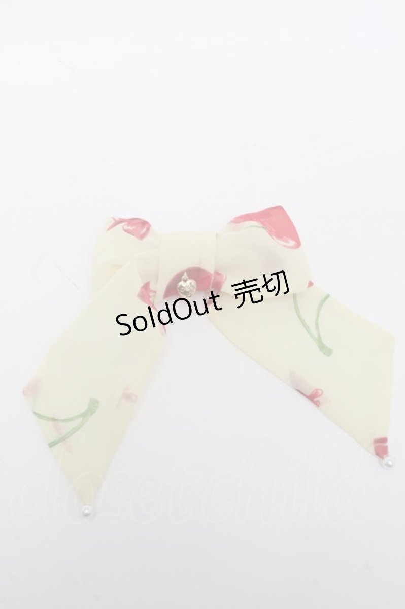 画像1: 【SALE】Angelic Pretty / Drained Cherryクリップ  イエロー S-24-11-23-012-AP-AC-AS-ZT422-F009 (1)
