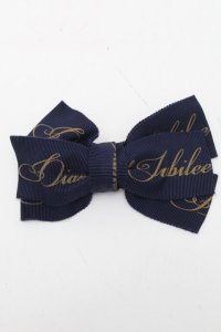 Jane Marple / ロゴリボンクリップ  紺 S-24-11-25-006-JM-AC-AS-ZT422-F009