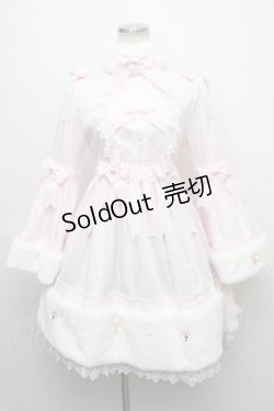 画像1: BABY,THE STARS SHINE BRIGHT / Croix de Noёl Blancheワンピース  ピンク S-24-11-25-056-BA-OP-AS-ZS