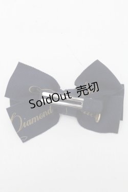 画像2: Jane Marple / ロゴリボンクリップ  紺 S-24-11-25-006-JM-AC-AS-ZT422-F009