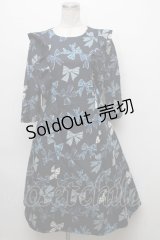 Jane Marple / Ribbons go around　Bellドレス  ネイビー S-24-11-25-072-JM-OP-HR-ZS