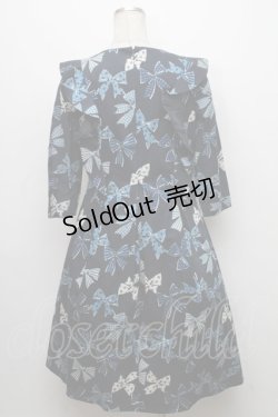 画像2: Jane Marple / Ribbons go around　Bellドレス  ネイビー S-24-11-25-072-JM-OP-HR-ZS