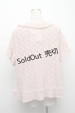 画像2: PINK HOUSE / 鈴蘭モチーフニットカーディガン  ピンク S-24-11-29-022-LO-TO-AS-ZT236