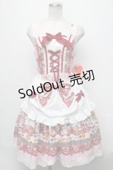 BABY,THE STARS SHINE BRIGHT / Pastoral Decoration Paletteエプロンジャンパースカート  ピンク S-24-12-01-059-BA-OP-AS-ZS