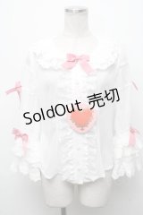 BABY,THE STARS SHINE BRIGHT / Pastoral Decoration Paletteブラウス  白 S-24-12-01-009-BA-BL-AS-ZS