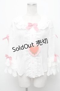 BABY,THE STARS SHINE BRIGHT / Pastoral Decoration Paletteブラウス  白 S-24-12-01-009-BA-BL-AS-ZS