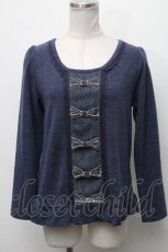 画像1: 【SALE】PINK HOUSE / 編みいちごニットプルオーバー  黒 S-24-12-01-022-LO-TO-HR-ZT160 (1)