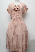PINK HOUSE / ピンタックドットワンピース  ピンク S-24-12-01-050-LO-BL-HR-ZT430