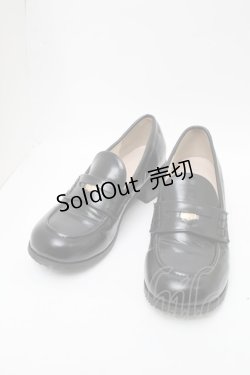 画像1: Fi.n.t / ローファー M 黒 S-24-12-03-028-CA-SH-HR-ZS