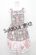 Angelic Pretty / French Cafe胸リボンジャンパースカートセット  黒 S-24-12-04-055-AP-OP-AS-ZS