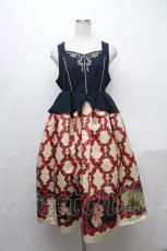 画像1: 【SALE】axes femme / 白雪姫ワンピース  紺ｘイエロー S-24-12-04-058-AX-OP-AS-ZT046 (1)