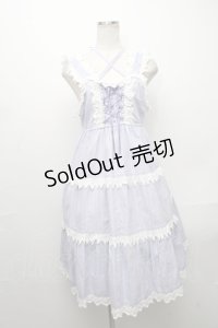 BABY,THE STARS SHINE BRIGHT / からみ3段ティアードジャンパースカートセット  ラベンダー S-24-12-04-069-BA-OP-AS-ZS