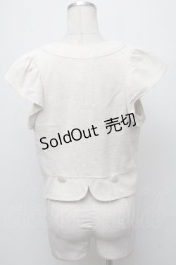 画像2: JILL STUART / ラメフリル袖ベスト  オフ S-24-12-04-016-LO-JA-HR-ZS