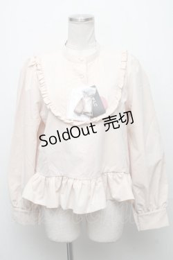 画像1: FLC / MINA*ペプラムブラウス  ベージュ S-24-12-04-031-LO-BL-AS-ZS